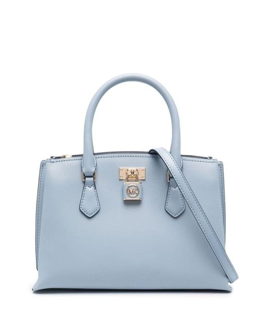 Michael Kors Ruby Small Leather Handbag in Blue | Lyst