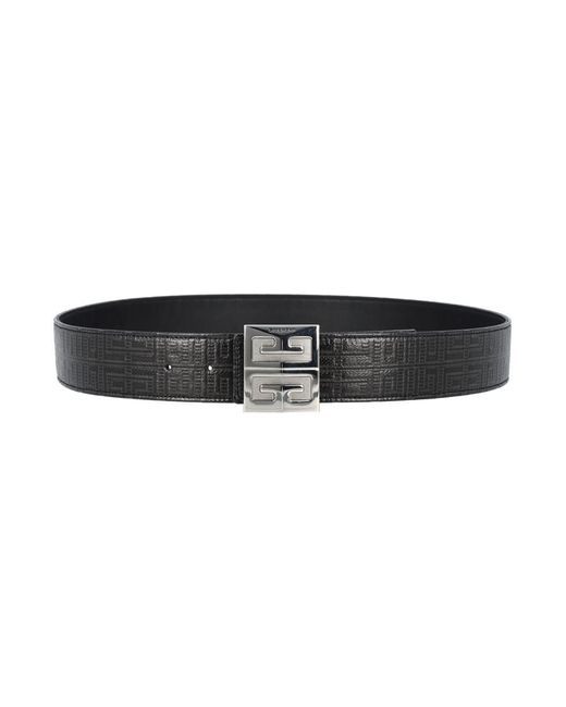 Givenchy Black 4G Reversible Belt 40Mm for men