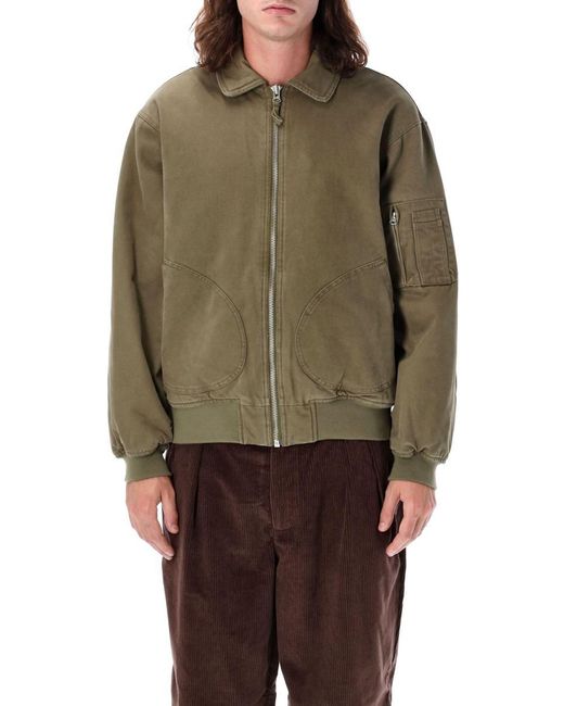 Pop Trading Co. Brown Bomber Jacket for men