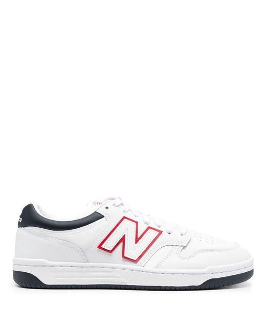 New Balance White 480 Shoes for men