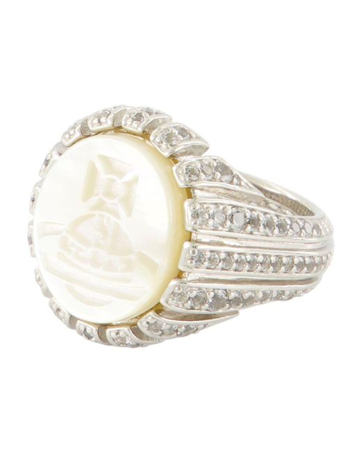 Vivienne Westwood Metallic Josefa Ring