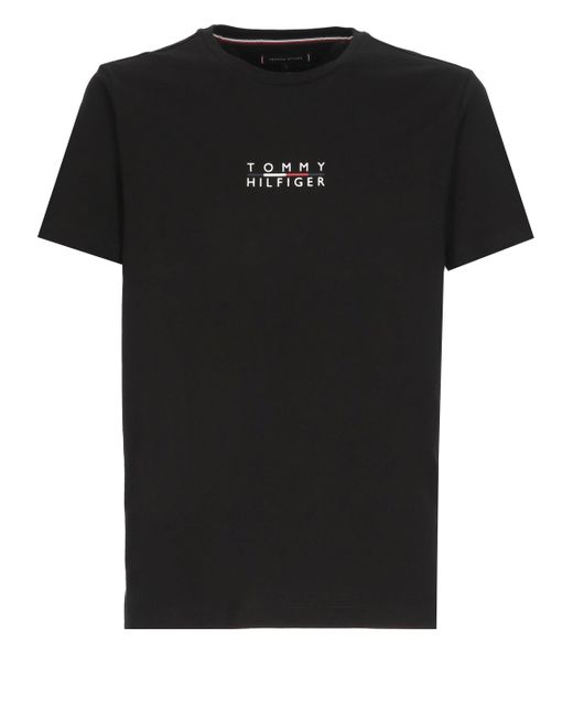 Cotton T-shirts And Polos Black for Men 