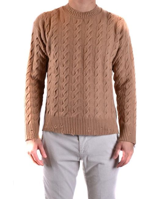 Laneus Brown Sweaters for men