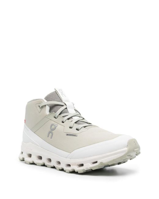 On Shoes White Waterproof Polyester Sneakers