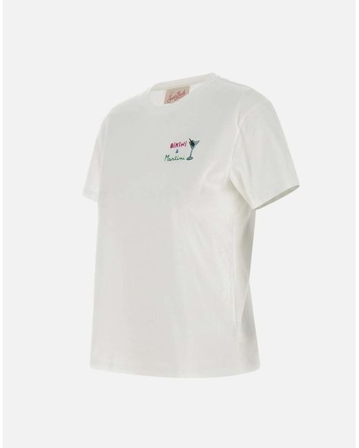 Mc2 Saint Barth White T-Shirts And Polos