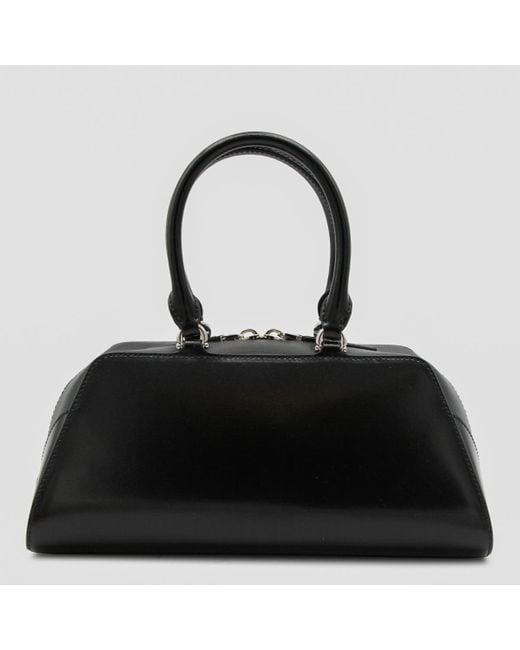 Givenchy Black Leather Antigona East-West Top Handle Bag