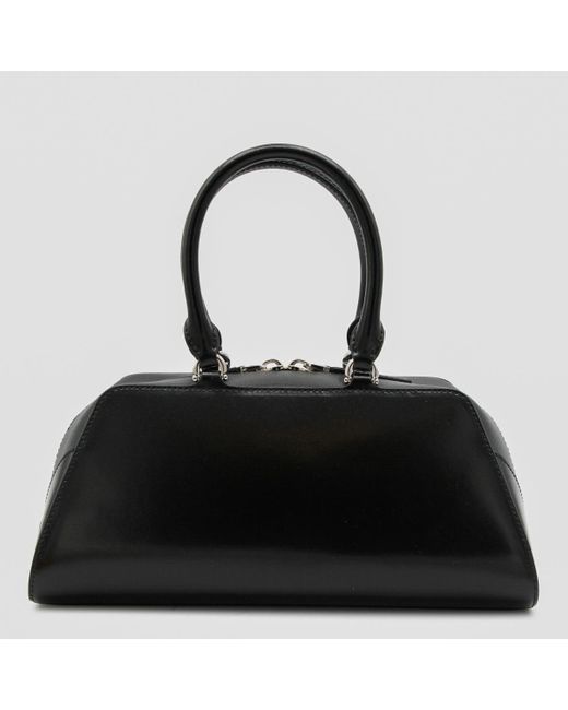 Givenchy Black Leather Antigona East-West Top Handle Bag