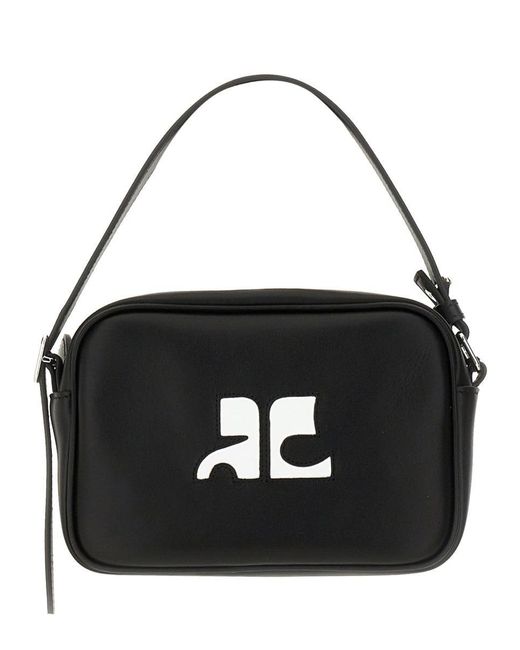 Courreges White Reimagined Camera Mini Handbag