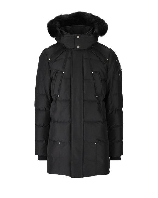Moose Knuckles Synthetic Cloud Neoshear Black Parka for Men | Lyst Canada