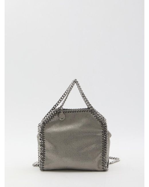 Stella McCartney Gray Tote Bag Micro Falabella