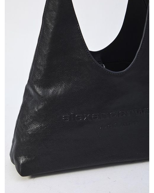 トートバッグ ALEXANDER WANG Black Leather Small Pike Shoulder Bag Alexander Wang Small Pike Shoulder Bag | Black | FARFETCH CA