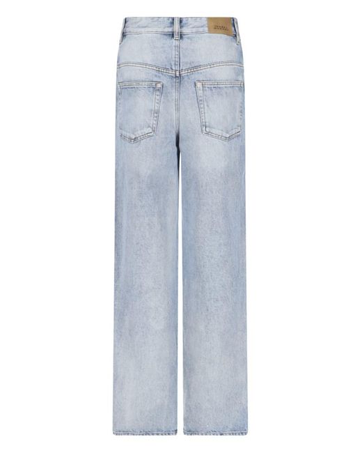 Isabel Marant Blue Straight Jeans