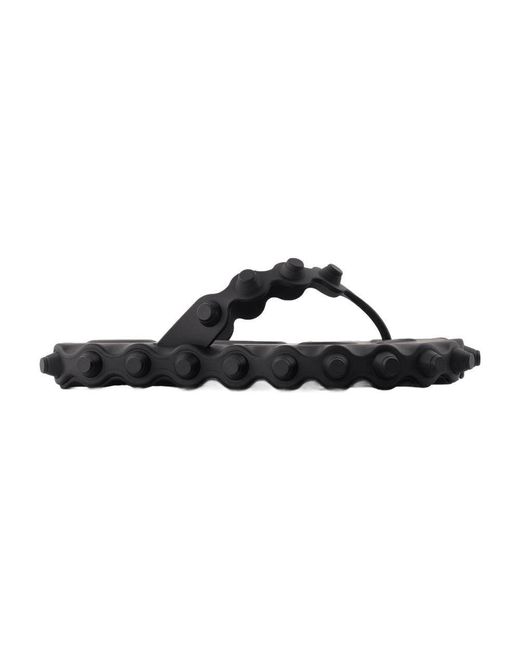 Alexander Wang Black Rapture Flip Flop Flat Shoes