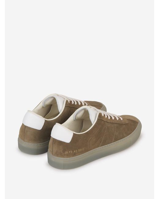 Common Projects Brown Suede Leather Sneakers for men