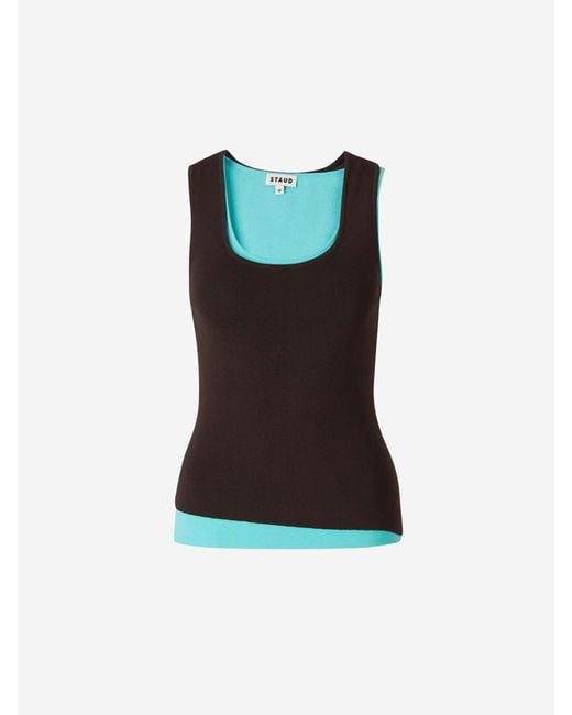Staud Black Tank Top