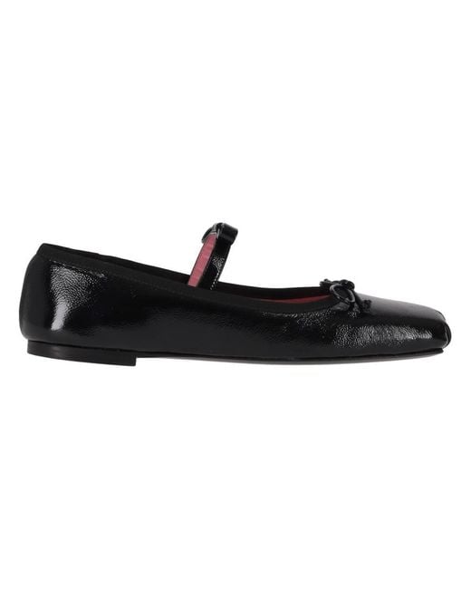 Vivetta Black Ballerine Con Laccetto E Fiocchetti