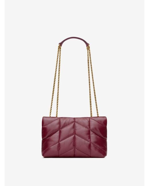 Saint Laurent White Puffer Toy Shoulder Bag