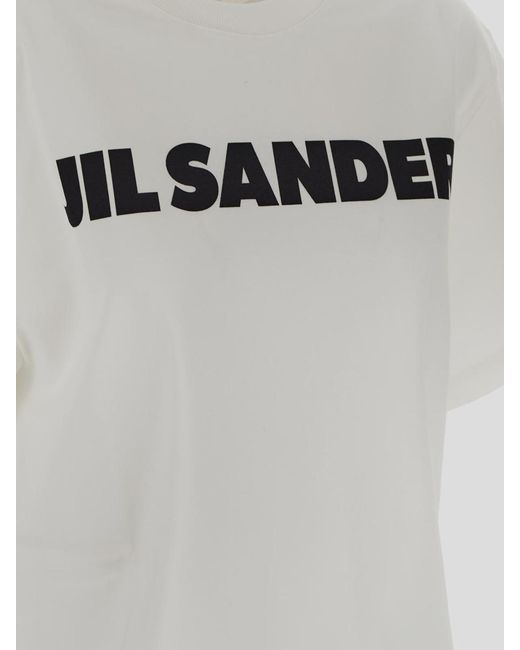 Jil Sander Gray T-Shirts And Polos