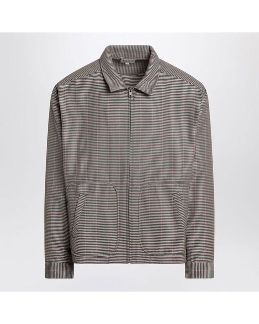 Brain Dead Gray Zip Jacket Brooks Brothers X for men