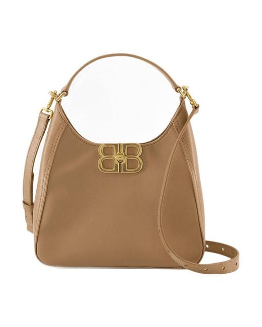Balenciaga Brown Bb Soft Small Purse