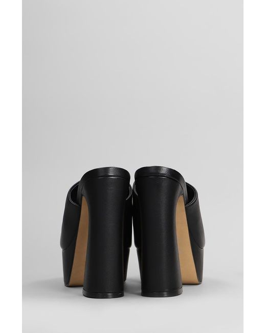 Carrano Black Slipper-mule