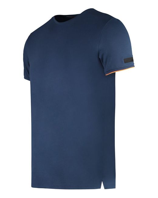 Rrd Blue Cotton Blend T-Shirt for men