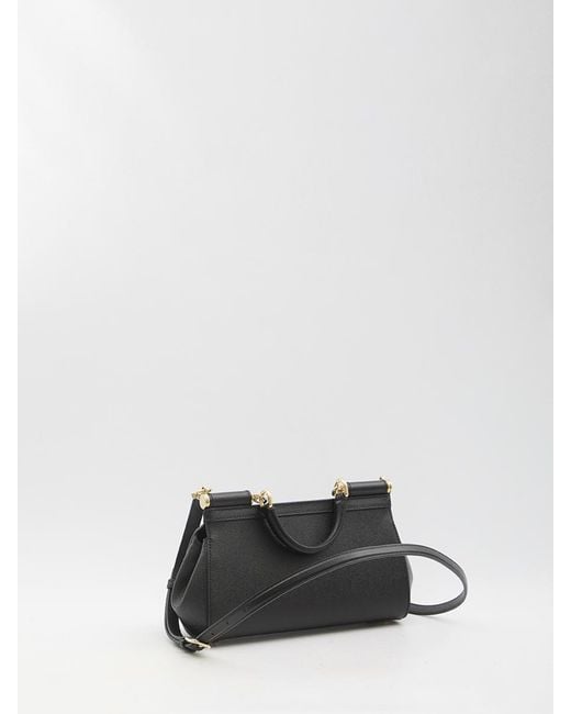 Dolce & Gabbana White Elongated Sicily Handbag