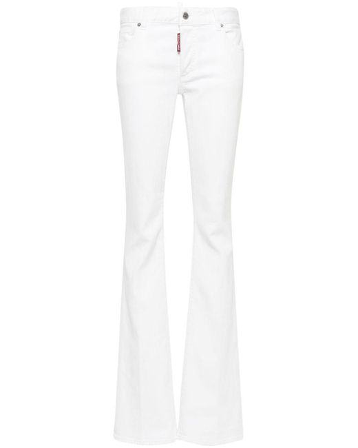 DSquared² White Twiggy Denim Jeans