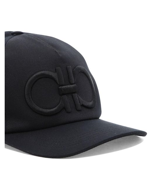 Ferragamo Blue Hats for men