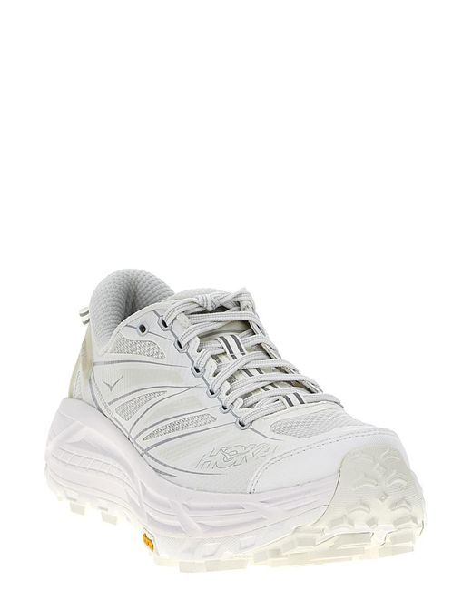 Hoka One One White 'Mafate Speed 2' Sneakers for men