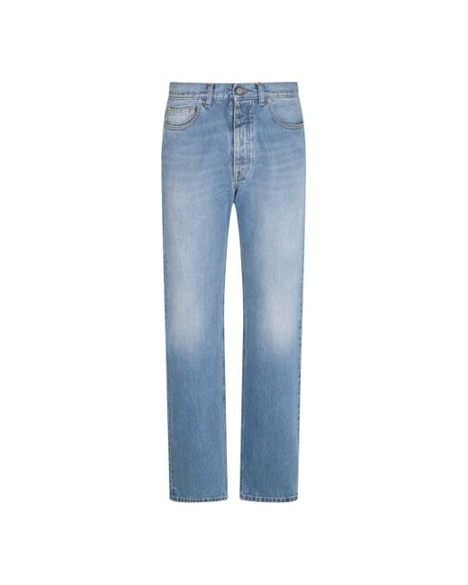 Maison Margiela Blue Straight-leg Jeans - Unisex - Cotton/polyester for men