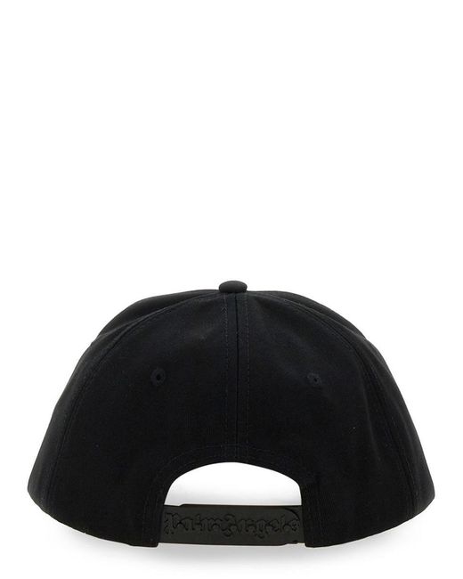 Palm Angels Black Baseball Hat With Logo