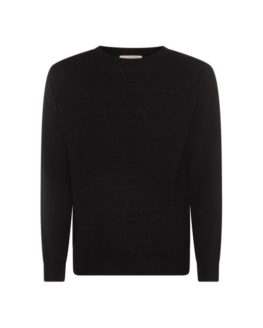 Valentino Sweaters Black for men