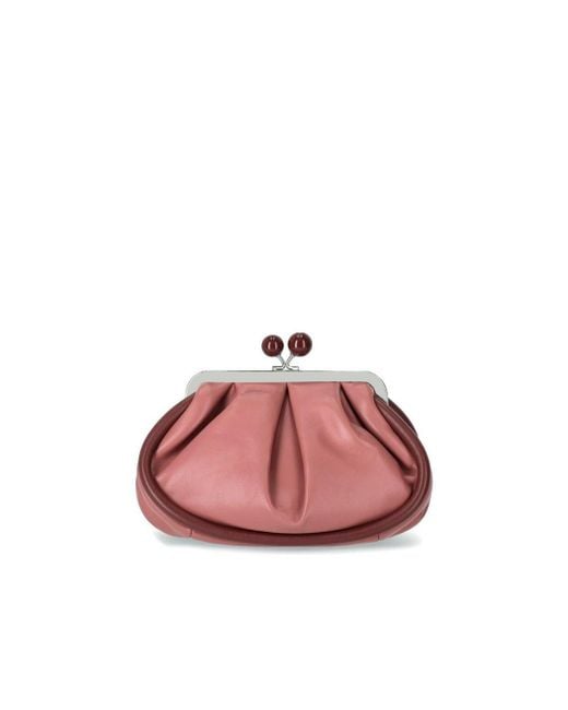 Weekend by Maxmara Pasticcino Phebe Small Pink Clutch Bag