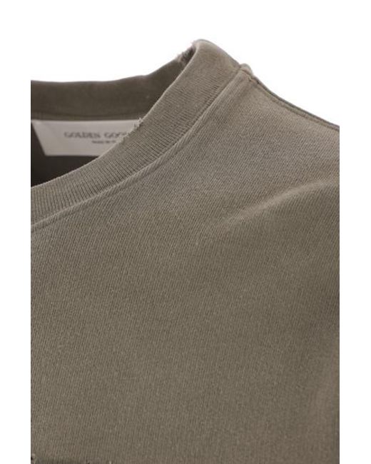 Golden Goose Deluxe Brand Gray Sweaters for men