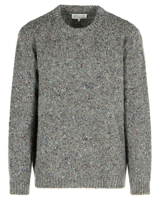 Maison Margiela Gray Virgin Wool Sweater for men