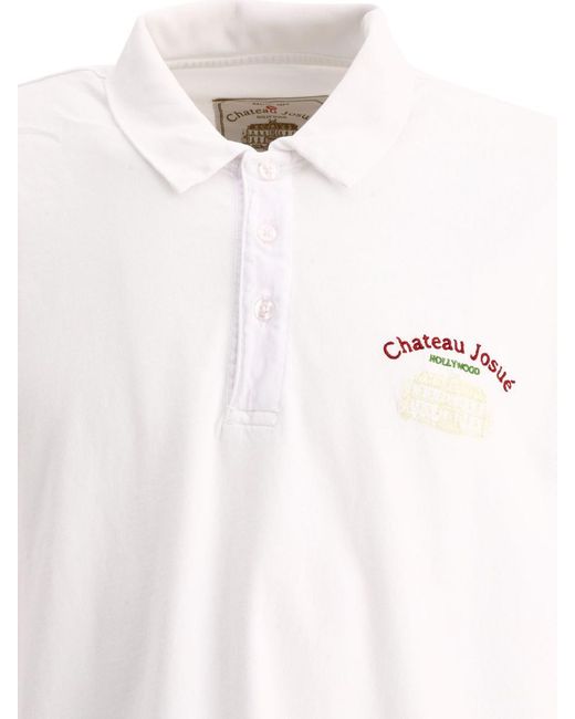 GALLERY DEPT. White "Chateau Josue" Polo Shirt for men