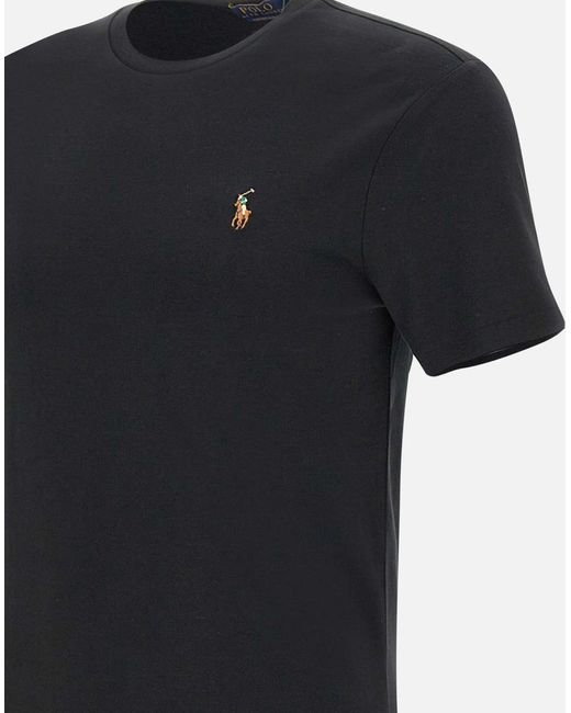 Polo Ralph Lauren Black T-Shirts And Polos for men
