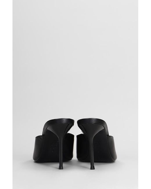 SCHUTZ SHOES Black Slipper-Mule