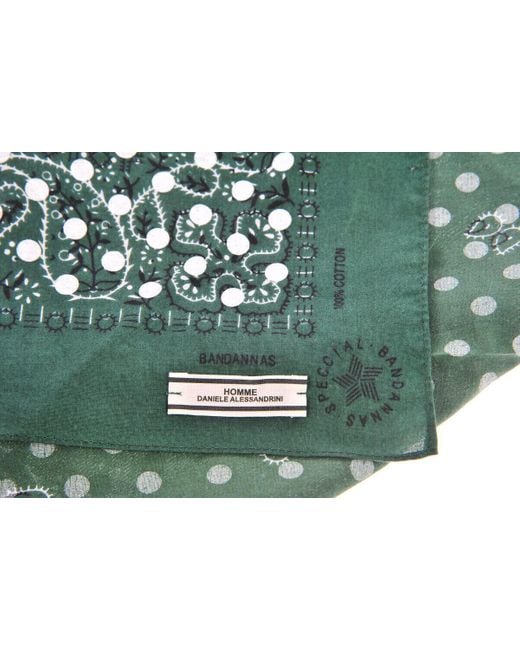 Daniele Alessandrini Black Scarf Scarves Foulard for men