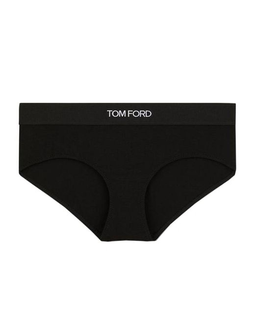 Tom Ford Black Slip Con Logo