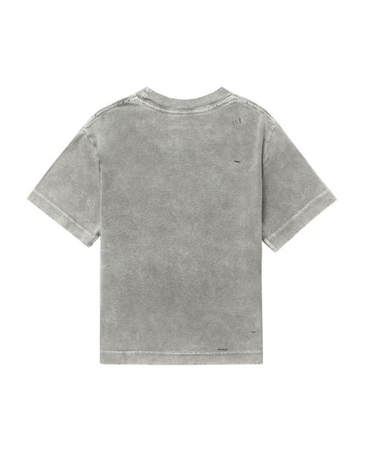 Maison Mihara Yasuhiro Gray Bleached Mini T-Shirt