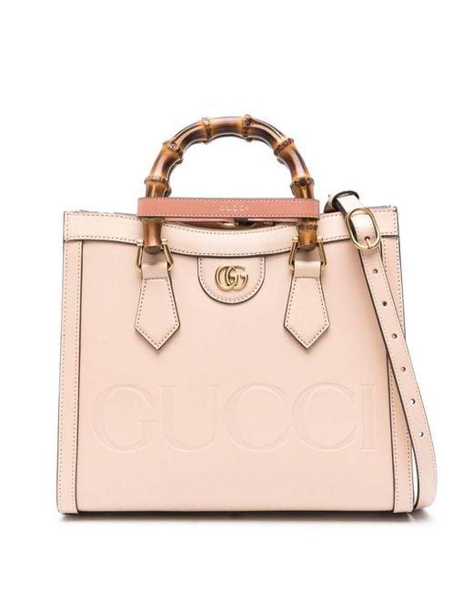 Gucci Pink Small Diana" Shopping Bag