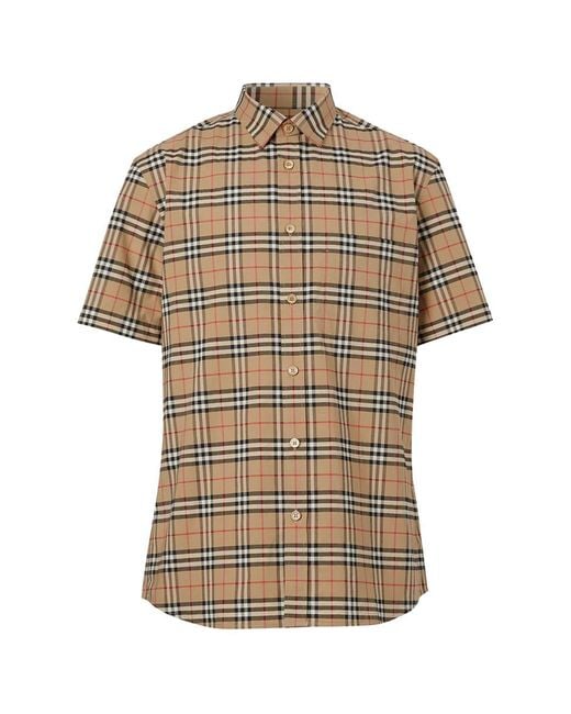 Burberry Multicolor Checked Shirt for men