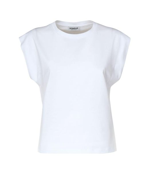 Dondup White T-Shirts And Polos