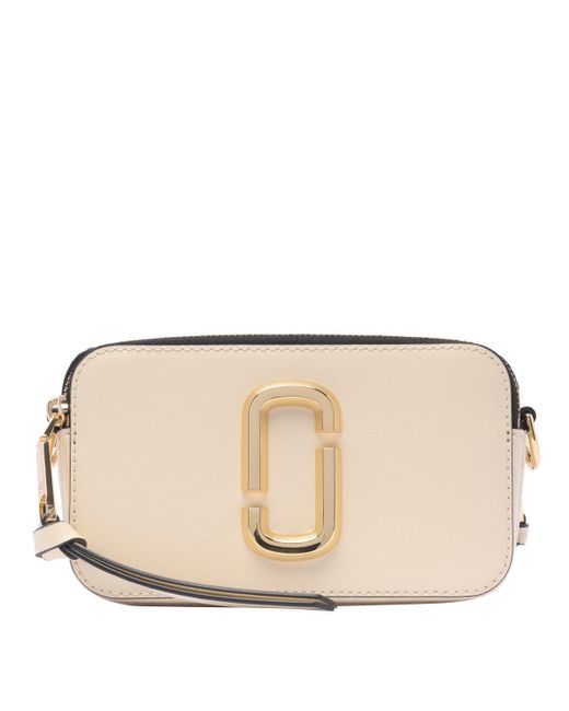 Marc Jacobs Natural Khakithe Snapshot Leather Cross-body Bag