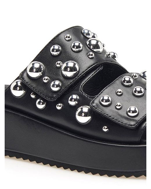 Apepazza Black Sandal Comfy Shoes