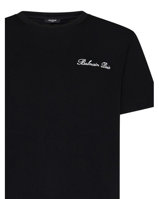 Balmain Black Balmain Iconic T-Shirt for men