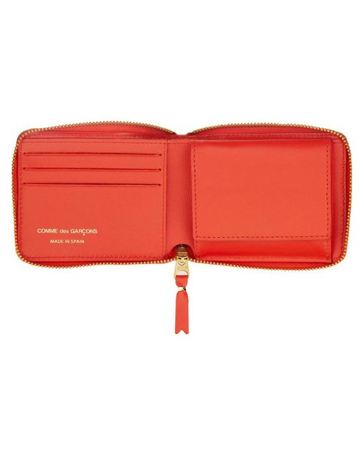 Comme des Garçons Red Leather Wallet