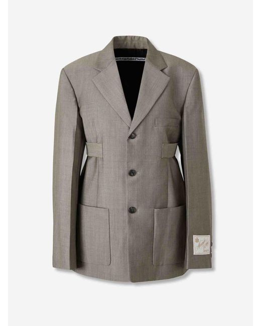Alexander Wang Gray Blazer